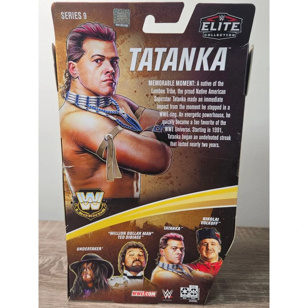 Mattel WWE Elite Collection Legends Series 9 Tatanka Action Figure New